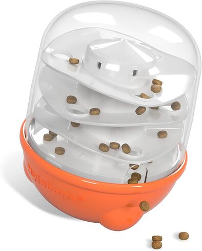 Nylabone Boop-N-Bobble Interactive Puzzle Toy & Treat Dispenser for Dogs, Mental Stimulating Dog Enrichment Toys, Treat Ball with 3 Customizable Challenge Levels in Saudi Arabia