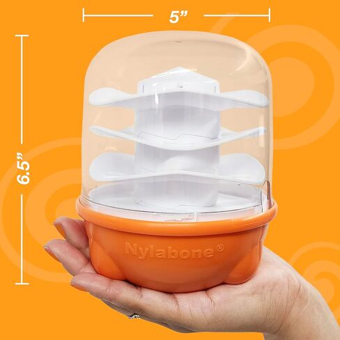 Nylabone Boop-N-Bobble Interactive Puzzle Toy & Treat Dispenser for Dogs, Mental Stimulating Dog Enrichment Toys, Treat Ball with 3 Customizable Challenge Levels in Saudi Arabia