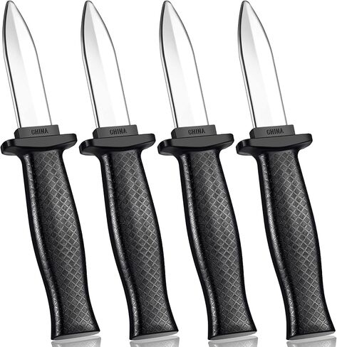 Sumind 4 Pieces Retractable Fake Knife Retractable Prop Knife Gag Magic Toy Fake Dagger Halloween Joke Disappear Blade Trick for Playing Joke in Saudi Arabia