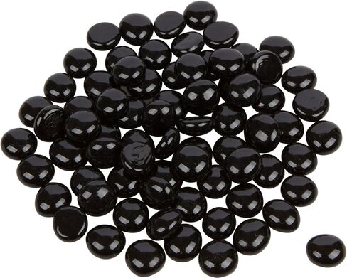 System 96 Glass Pebbles - Black Opal - 96 Coe - 1/2 Pound Bag in Saudi Arabia