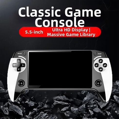 X9 Retro Handheld Game Console 5.5-inch IPS Screen 800x480 Resolution with 6200+ Games Supports 10 Emulators TV Output and Expandable TF Card up to 32GB for Classic Video Gaming in Kuwait