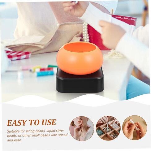 Homoyoyo Electric Bead Spinner with Adjustable Speed Beading Tool for Jewelry Making Compatible with Flat Clay Beads for DIY Craft Projects in Saudi Arabia