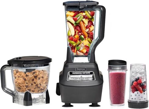 Ninja Mega Kitchen System (Blender, Processor, Nutri Ninja Cups) BL770 (Renewed) in Saudi Arabia