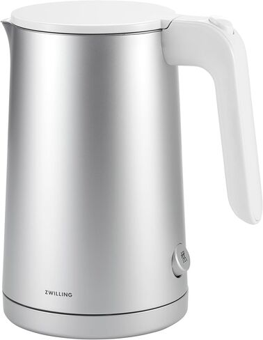 ZWILLING Enfinigy Cool Touch 1-Liter Electric Kettle, Cordless Tea Kettle & Hot Water - Silver in Kuwait