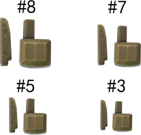 ZCZQC 16Sets Metal Zipper Repair Buckles Insertion Pin Slider Kits Bottom Stops Antique Brass for Luggage Clothing Home Textiles Footwear Zinc Alloy Fasteners in Saudi Arabia