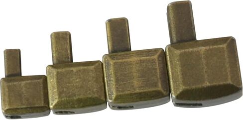 ZCZQC 16Sets Metal Zipper Repair Buckles Insertion Pin Slider Kits Bottom Stops Antique Brass for Luggage Clothing Home Textiles Footwear Zinc Alloy Fasteners in Saudi Arabia
