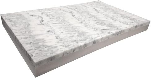 Memory Foam Platforn Pad with Waterproof Cover Liner for Cushion, Pet Bed, Furniture, Etc. (18x16x4 Inches (2X)) in Saudi Arabia