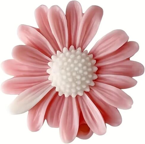 1PC Daisy Silicone Mold - Resin Candle Mold for Floral Decoration and Craft DIY, White in Saudi Arabia