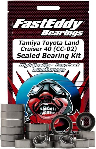 محامل FastEddy متوافقة مع مجموعة المحامل المختومة Tamiya Land Cruiser 40 (CC-02). in Saudi Arabia