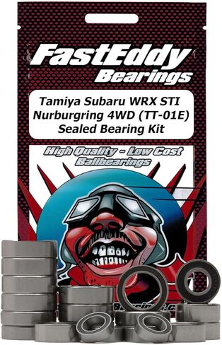 FastEddy Bearings Compatible with Tamiya Sub WRX STI Nurburgring 4WD TT-01E Sealed Bearing Kit in Saudi Arabia