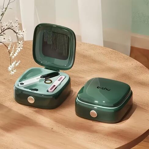 23pcs Portable Sewing Set, a Set of Exquisite and Compact Commuting Sewing Boxes, Portable Home Sewing Storage, Adult Sewing Needle Set, with Travel Small Sewing Tool kit（Green） in Saudi Arabia