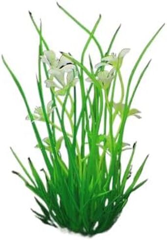 Ornament Aquarium Green Fish Tank Landscape Decor Plastic Water Grass Artificial Plant in Saudi Arabia