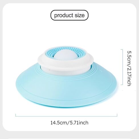Dog Lick Sphere, Licksphere for Dogs, Feeding Mat, Interactive Toys to Keep Dogs Entertained, Healthy Diet Food Container, Pet Accessories Slow Feeder (Yellow) in Saudi Arabia