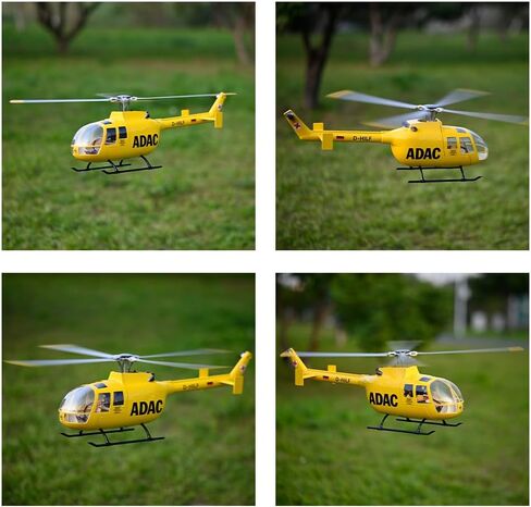 FLYWING BO105 rc طائرات هليكوبتر جديدة ACE وحدة تحكم الطيران ADAC 470 فئة هليكوبتر Fly Wing bo105 مقياس هليكوبتر مع ضوء LED بنقرة واحدة العودة in Kuwait