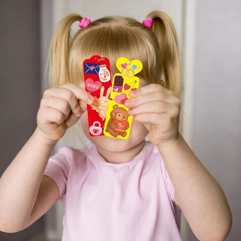 GLMFAD عيد الحب الحرف اليدوية للأطفال 36 حزمة عيد الحب الإشارات المرجعية مجموعة الحرف اليدوية للأطفال المدرسة الفصول الدراسية المنزل متعة أنشطة الحفلات تبادل in Kuwait