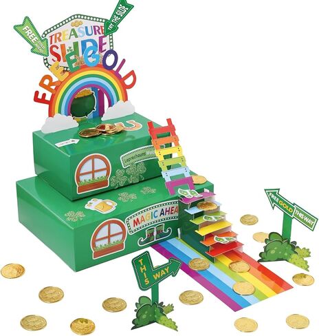 مجموعة Aozer St. Patrick's Day Leprechaun Trap للأطفال، مجموعة أدوات يدوية للقبض على Leprechaun، ديكورات ممتعة لعيد القديس باتريك، لوازم الحفلات، نشاط الفصل الدراسي للأطفال in Kuwait