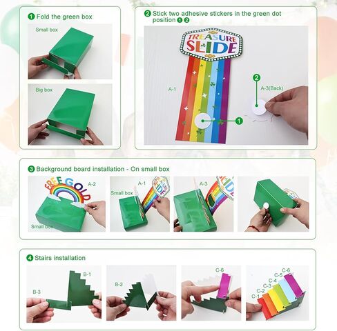 مجموعة Aozer St. Patrick's Day Leprechaun Trap للأطفال، مجموعة أدوات يدوية للقبض على Leprechaun، ديكورات ممتعة لعيد القديس باتريك، لوازم الحفلات، نشاط الفصل الدراسي للأطفال in Kuwait