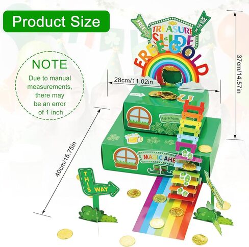 مجموعة Aozer St. Patrick's Day Leprechaun Trap للأطفال، مجموعة أدوات يدوية للقبض على Leprechaun، ديكورات ممتعة لعيد القديس باتريك، لوازم الحفلات، نشاط الفصل الدراسي للأطفال in Kuwait