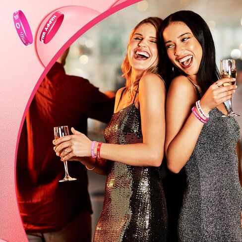 120 PCS Valentine Bracelets Rubber Bulk Valentine's Day Heart Silicone Wristband Valentines Day Accessories for Valentines Day Gifts Exchange Wedding Party Favors Decoration (120) in Kuwait