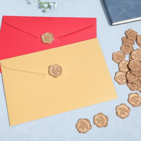 30PCS Gold Wax Seal Stickers Envelope Seals for Wedding Party Invitations Envelope Christmas Gift Wrapping in Saudi Arabia
