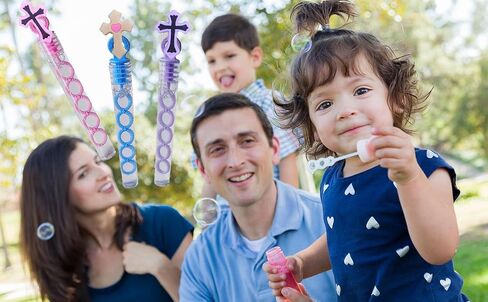 24 Packs Bulk Mini Christian Cross Shape Bubble Wands, Christian Parties Easter Party Favors Student School prizes Party Supply in Saudi Arabia