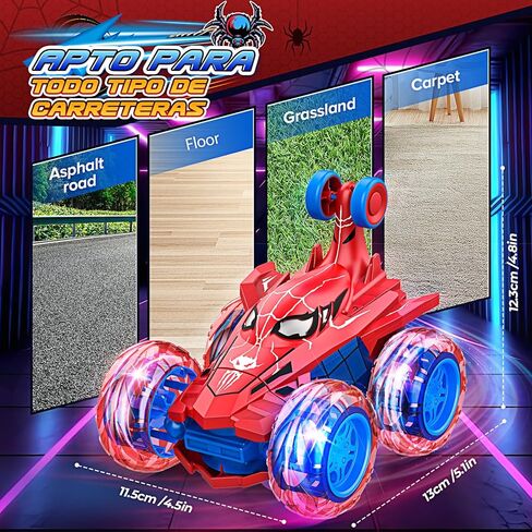 RC سيارات الأولاد اللعب سيارة التحكم عن بعد ل 3 4 5 6 7 8 9 10 سنة صبي فتاة 360 درجة تقلب 4WD RC حيلة سيارة أطفال لعب للأولاد سن 3-5 4-6 5-7 6-8 8-10 in Saudi Arabia