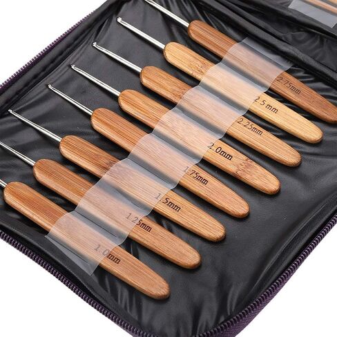 Crochet Needle, Easy to Operate, Convenient to Use, Crochet Hooks Kit, Traveling Colleagues for Knitting Lovers, Crochet Learner at Home, Crochet Friends for Beginners in Saudi Arabia
