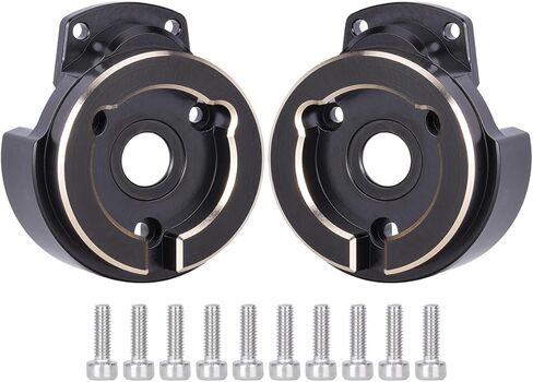 Black Heavy Brass Portal Front Cover Weights 206g for 1/10 RC Crawler Vanquish VS4-10 Phoenix F10 Axle LCG Upgrade Parts in Saudi Arabia
