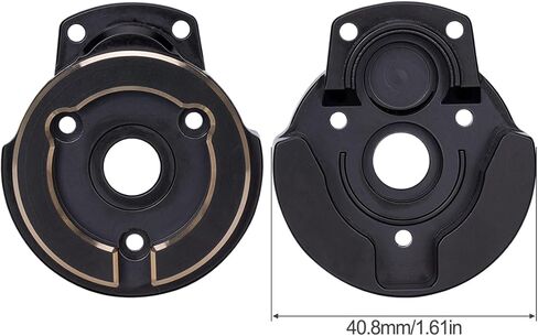 Black Heavy Brass Portal Front Cover Weights 206g for 1/10 RC Crawler Vanquish VS4-10 Phoenix F10 Axle LCG Upgrade Parts in Saudi Arabia