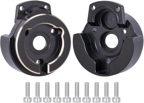 Black Heavy Brass Portal Front Cover Weights 206g for 1/10 RC Crawler Vanquish VS4-10 Phoenix F10 Axle LCG Upgrade Parts in Saudi Arabia
