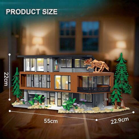 Vampire Villa Building Blocks Sets, 2813+ Pcs Fantasy Craft for Book Lovers, Modern House Model Toy with Lights, Villa Design for Film Fans, for Adults Teens Boys Girls in Saudi Arabia