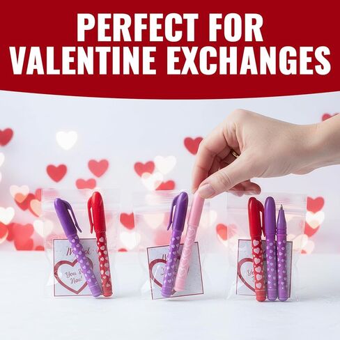 Fun Express Mini Valentine’s Day Hearts Pens - 24 Pieces in Saudi Arabia