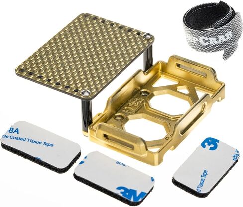 Battery Tray & ESC Receiver Tray, Double Decker Plate for 1/18 RC Crawler TRX4M, Black in Saudi Arabia