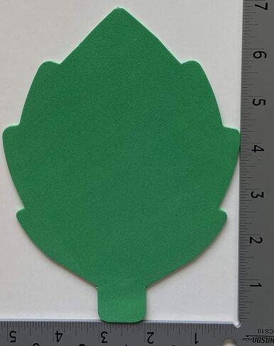 قصاصات إبداعية كبيرة ذات لون واحد من Green Leaf، 5.5 بوصة × 5.5 بوصة، 31 قطعة، للربيع والصيف وموضوعات الطبيعة والفصول الدراسية وألعاب التعلم والمشروعات الحرفية المدرسية للأطفال in Saudi Arabia