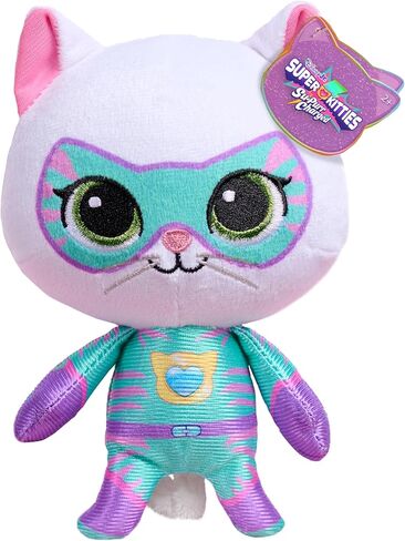 ديزني جونيور سوبر كيتيز حيوان محشو من القطيفة مقاس 16.5 سم، زي Su-Purr Wild، قطة صغيرة، لعبة للمعجبين والفتيات والأطفال من عمر سنتين فما فوق من Just Play in Saudi Arabia