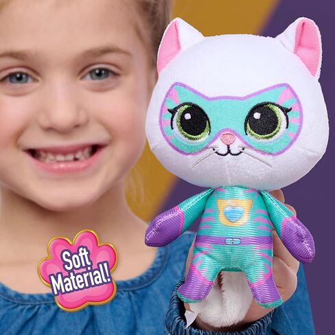 ديزني جونيور سوبر كيتيز حيوان محشو من القطيفة مقاس 16.5 سم، زي Su-Purr Wild، قطة صغيرة، لعبة للمعجبين والفتيات والأطفال من عمر سنتين فما فوق من Just Play in Saudi Arabia