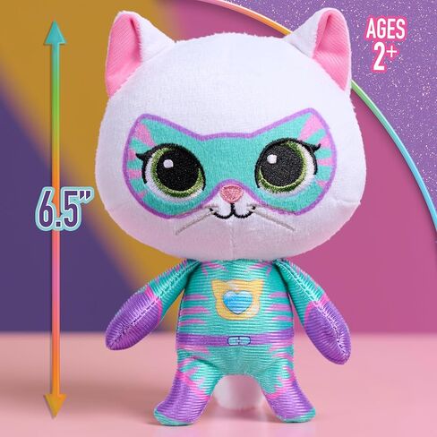 ديزني جونيور سوبر كيتيز حيوان محشو من القطيفة مقاس 16.5 سم، زي Su-Purr Wild، قطة صغيرة، لعبة للمعجبين والفتيات والأطفال من عمر سنتين فما فوق من Just Play in Saudi Arabia