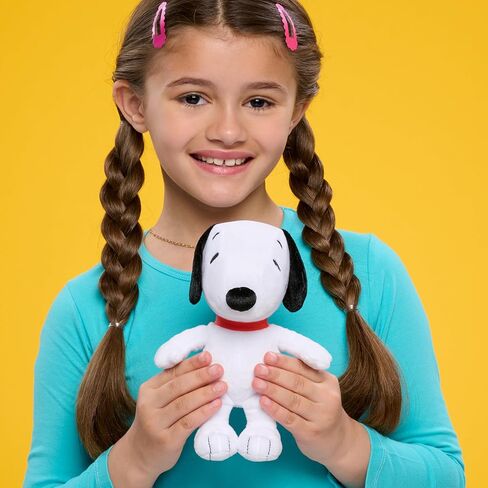 Peanuts Small Plush Snoopy, 7-inch Stuffed Animal, Kids Toys for Ages 3 Up by Just Play in Saudi Arabia