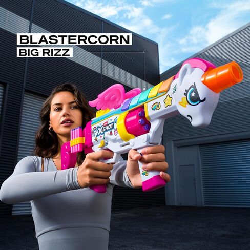 XSHOT Big Rizz Blastercorn 24 Air Pocket Technology Darts by ZURU, Outdoor Dart Blaster Toy for Boys and Girls, Teens and Adults Aged 8+ in Saudi Arabia