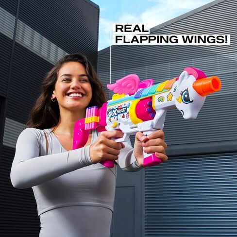 XSHOT Big Rizz Blastercorn 24 Air Pocket Technology Darts by ZURU, Outdoor Dart Blaster Toy for Boys and Girls, Teens and Adults Aged 8+ in Saudi Arabia