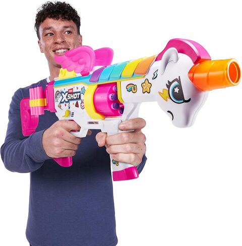 XSHOT Big Rizz Blastercorn 24 Air Pocket Technology Darts by ZURU, Outdoor Dart Blaster Toy for Boys and Girls, Teens and Adults Aged 8+ in Saudi Arabia