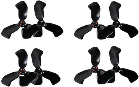 استبدال المروحة 2-Pack 2217S من CAPART لطائرة DJI NEO 2 RC بدون طيار، شفرة خفيفة الوزن منخفضة الضوضاء سريعة الفك قطع غيار أجنحة الدعامة (أحمر) in Saudi Arabia