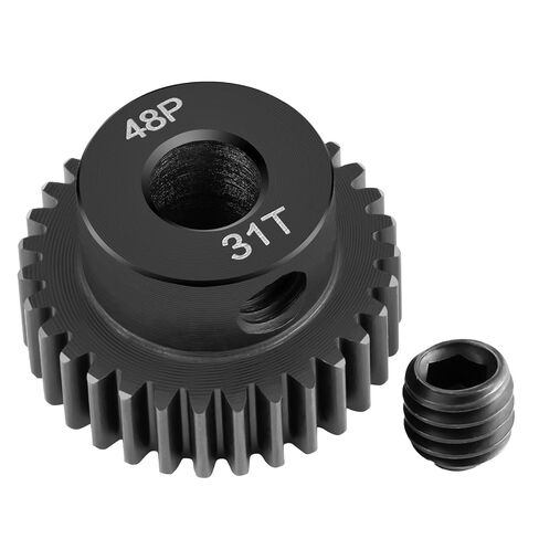LSG Steel 48P 5mm Motor Gear 26T-35T Pinion Gears for 1/5 1/6 1/8 1/10 Monster Truck Drift RC Car Off-Road Crawler Upgrade Part (34T) in Saudi Arabia
