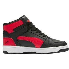 Puma Men's Rebound Layup Sneaker, White Black-High Risk Red, 10.5 in Kuwait