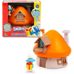 Smurfs, Magic House That Opens, with 1 5.5 cm Figure and Accessories, Joker Sttroumpfs, Toys for Children from 3 Years, PUF202, Blue in Saudi Arabia