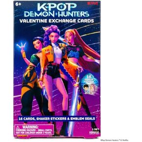 بطاقات وملصقات عيد الحب من Kpop Demon Hunters، 16 قطعة من تبادل الفصول الدراسية in Kuwait
