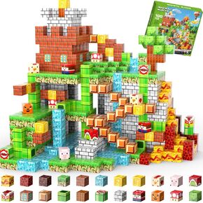 100 قطعة من الكتل المغناطيسية مقاس 0.8 بوصة، تكديس STEM Montessori، مكعبات بناء مغناطيسية للأولاد والبنات من سن 3 إلى 8 سنوات، مكعبات مغناطيسية تعليمية للإبداع، هدية عيد ميلاد للأعمار من 4 إلى 10 سنوات in Kuwait