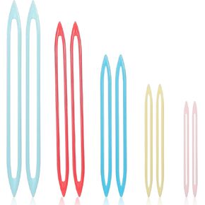 Large Eye Finishing Yarn Needles, Plastic Sewing Weaving Needles for Crochet Knitting, 5 Sizes 10 Pieces Darning Tapestry Needles for Thick Bulky Yarn in Saudi Arabia