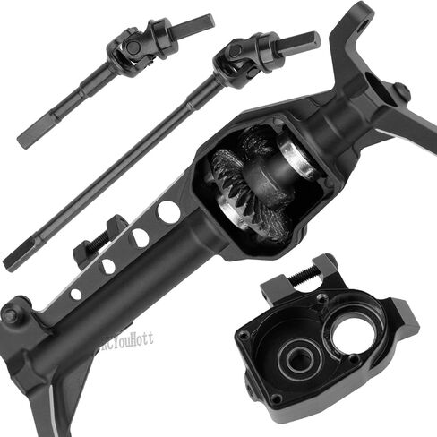 RC Aluminum Front Rear Portal Axles Upgrades Part for 1/10 SCX10 III AX103007 RC Crawler Car,Brass Front Inner Portal Covers Steering Knuckles/Axle Diff Cover/Portal Covers Weights in Saudi Arabia