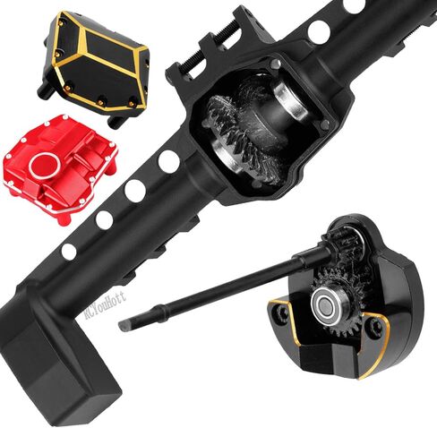 RC Aluminum Front Rear Portal Axles Upgrades Part for 1/10 SCX10 III AX103007 RC Crawler Car,Brass Front Inner Portal Covers Steering Knuckles/Axle Diff Cover/Portal Covers Weights in Saudi Arabia